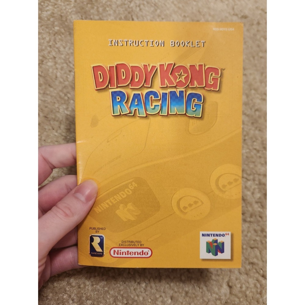 Diddy Kong Racing Nintendo 64 MANUAL ONLY